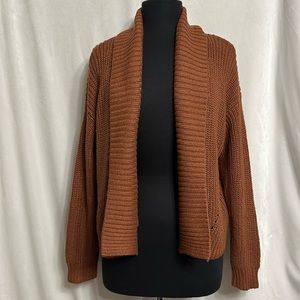 American Eagle Orange Cardigan size Small